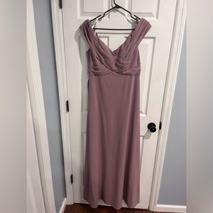 NWT Azazie Dress. Vintage Mauve.